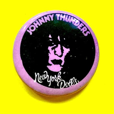 Johnny Thunders 🔥 Rare 🔥 Original 1980s 🔥 New York Dolls 🔥 Badge Pin £125 00 Picclick Uk