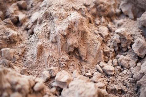 Detail Of Raw Clay Material Premium Ai Generated Image