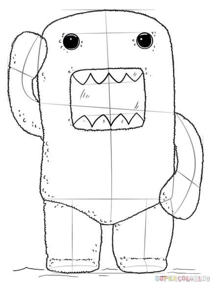 How To Draw Domo Super Coloring