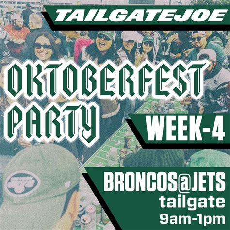 New York Jets Tailgate Party Fan Club