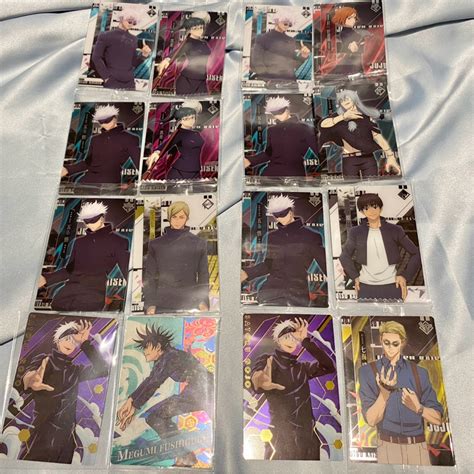 Official Jujutsu Kaisen Season Bandai Card Metal Gojo Satoru Geto