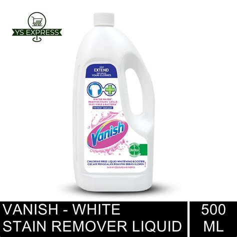 VANISH White Liquid Fabric Stain Remover 500ml Shopee Malaysia