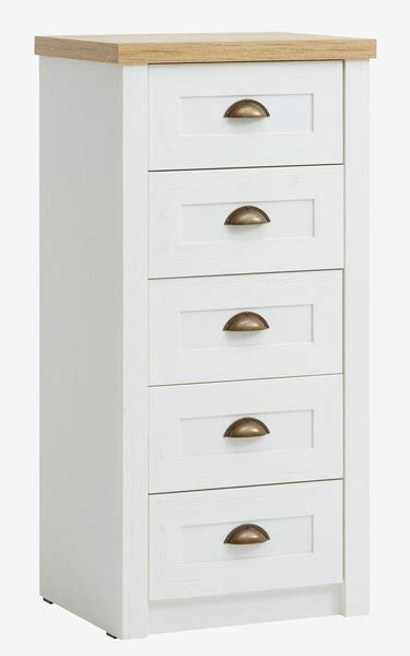 Commode Tiroirs Markskel Blanc Coloris Ch Ne Jysk