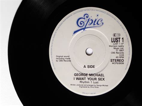 George Michael I Want Your Sex Framed Vinyl Record