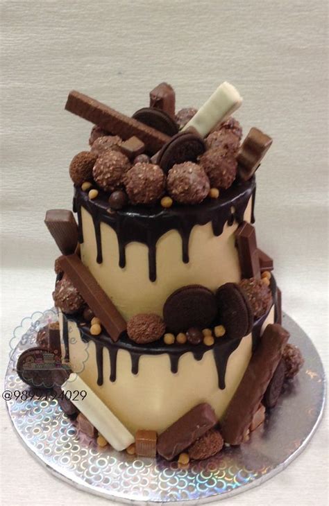 Chocolate Overload Cake Tiered Cakes Birthday Unicorn Birthday Cake