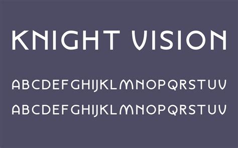 Knight Vision Free Font