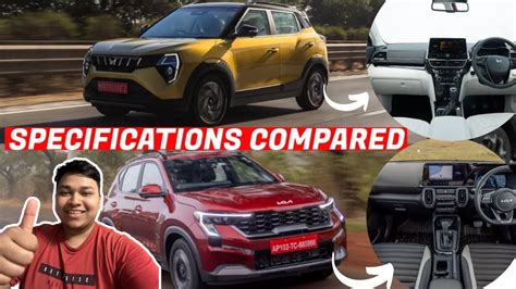 2024 Mahindra XUV 3XO VS Kia Sonet Full ComparisonFeatures Engine