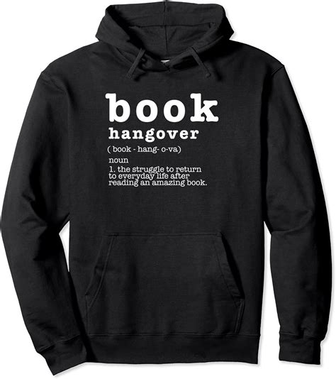 Funny Book Lovers Hoodie Book Hangover Clothing Shoes And Jewelry