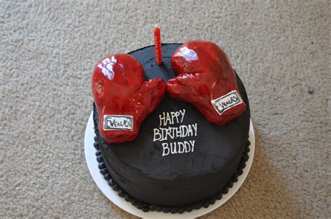 Boxing Birthday Cake - sin-citysweets.com