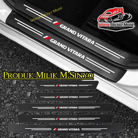 Jual Stiker Pengaman Pijakan Pintu Mobil Suzuki Grand Vitara Sticker