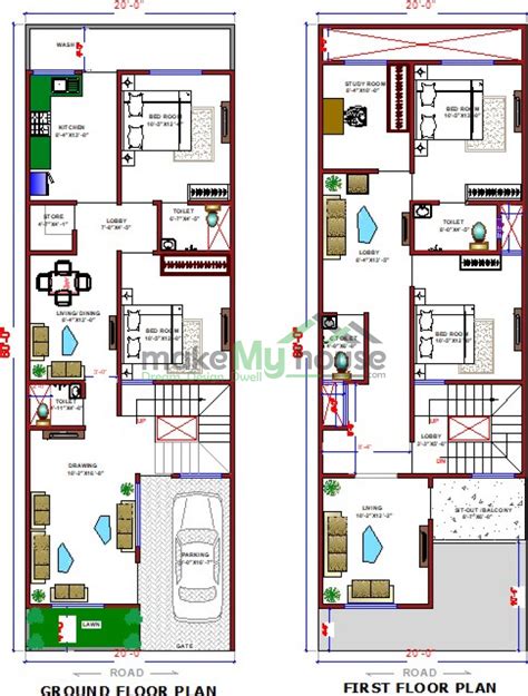 House Plan For X Plot X House Plan Map Details By Nikshail