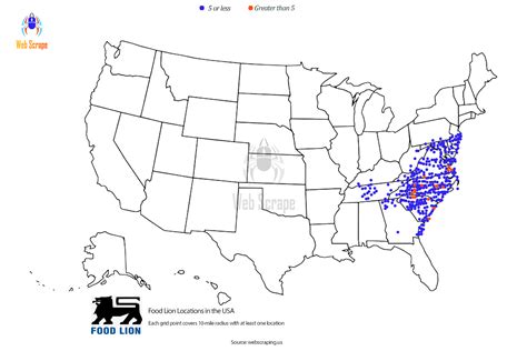 Food Lion Locations near me | Number of Food Lion Locations in the USA