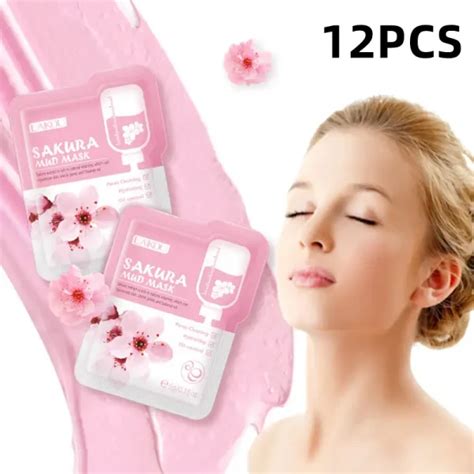 Laikou Sakura Mud Mask Pcs Anonnas