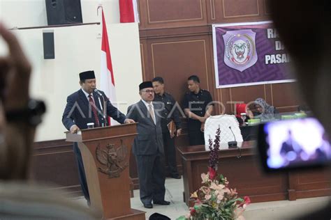 Penyampaian Visi Misi Antara Foto