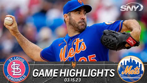 Mets Vs Cardinals Highlights Justin Verlander Strikes Out Eight But