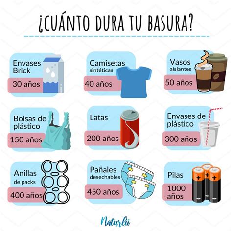 Sabes Cu Nto Tarda En Descomponerse Tu Basura Seguridad Y Salud