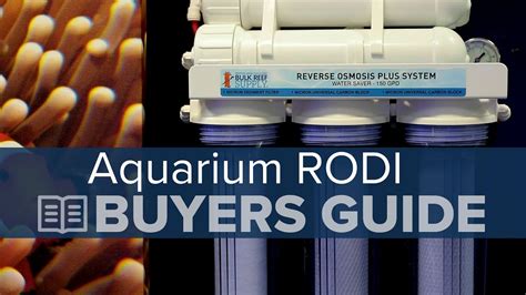 Which Aquarium RODI System Is Right For Your Reef Tank The Answer BRS