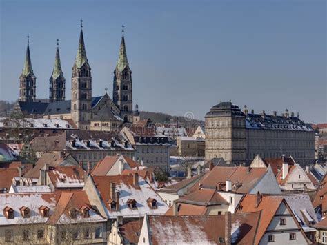 Winter in bamberg stock photo. Image of cathedral, bavaria - 15902842