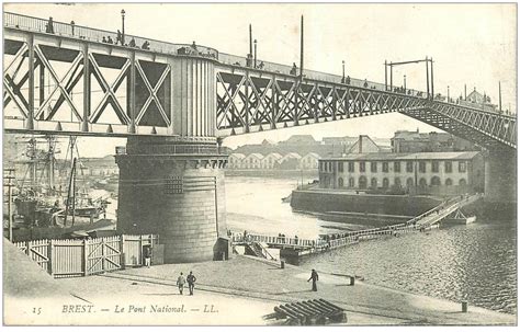 29 BREST Pont National Et Passerrelle En Bois