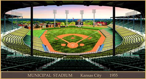 Municipal Stadium 1955 Digital Art By Gary Grigsby Pixels