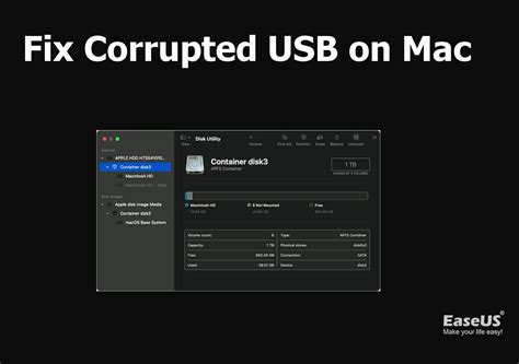 How To Fix Unreadable Usb Flash Drive On Mac No Data Loss Easeus