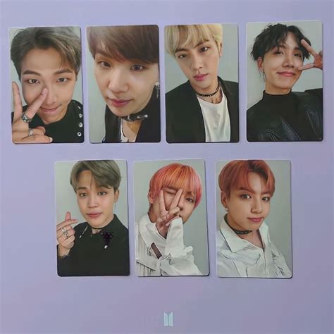 Jual Official Fake Love Lights Japan Photocards Bts Rm Namjoon Jin