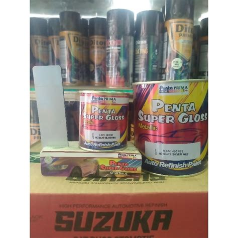 Jual Cat Penta Super Gloss Metalic Nc Silky Silver Met G