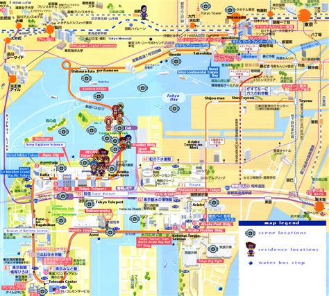 Odaiba Map