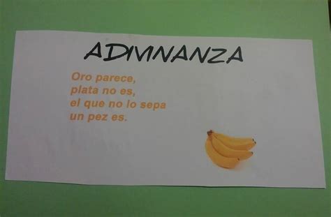 APRENDER EN MI AULA ES DIVERTIDO ADIVINANZAS DE LOS ALIMENTOS