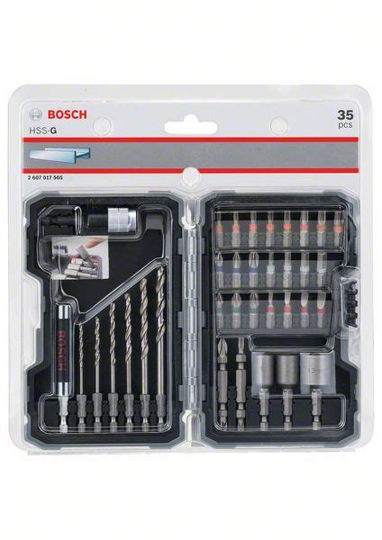 Bosch Bitset Mit Metallbohrern Und Extra Hard Schrauberbits Teilig