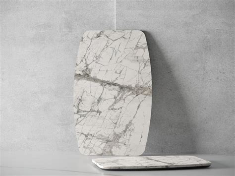 Разделочная доска из керамики Kronco Ceramic Calacatta big