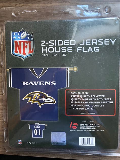 BALTIMORE RAVENS 2 SIDED HOUSE FLAG – Collins Courts Sports