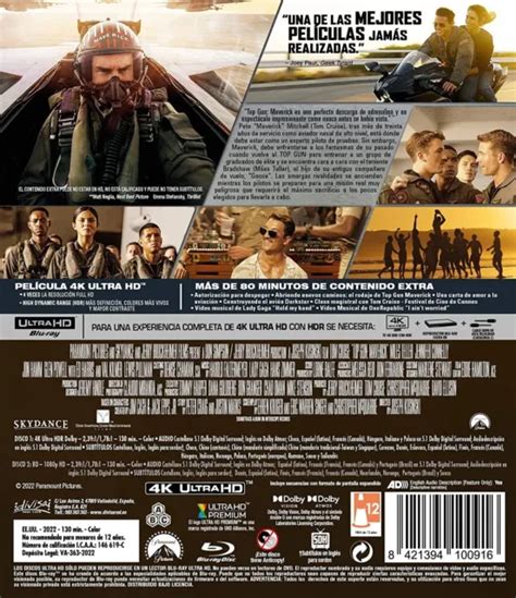 TOP GUN MAVERICK 4K UHD Blu Ray Blu Ray EUR 39 80 PicClick IT