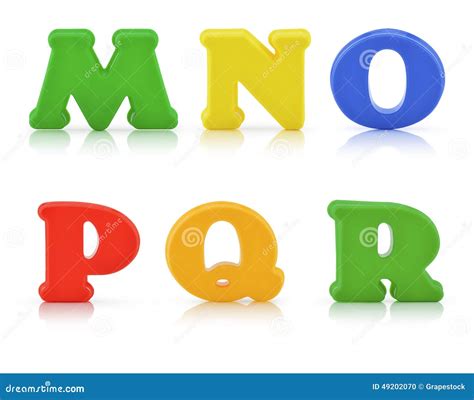 English Multi Colour Alphabet Clipping Path Stock Photos Free