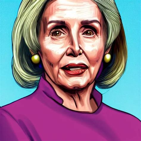 Nancy Pelosi As Daenerys Targaryen Digital Art Stable Diffusion