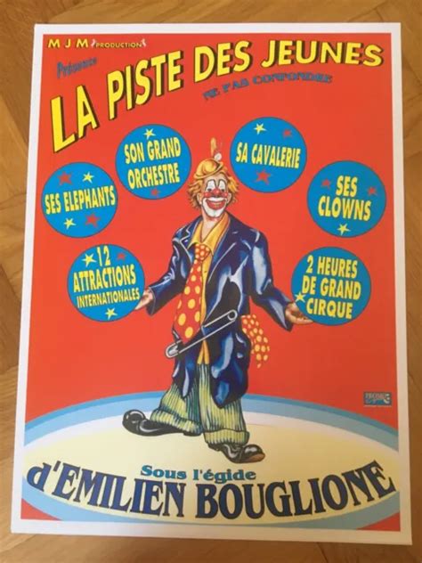 AFFICHE CIRQUE Circus Zirkus Circo FRATELLINI AMAR PINDER