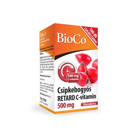 Bioco Csipkebogy S Retard C Vitamin Mg Csal Di Csomag Db