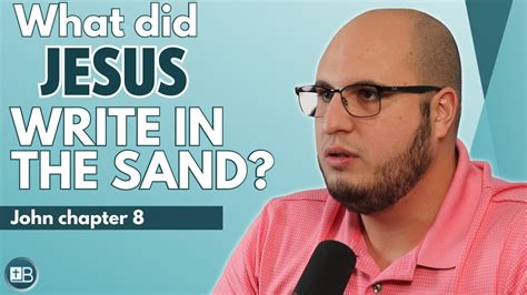 What Did Jesus Write In The Sand John 8 YouTube