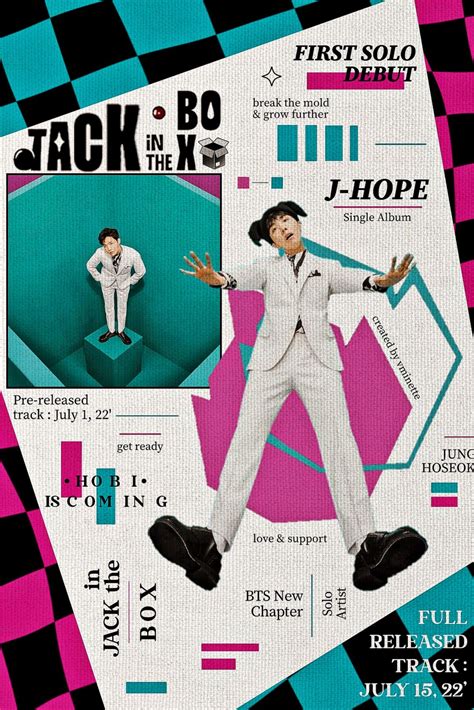 Jhope S Solo Album Jack In The Box Graphic Poster Graphic Design