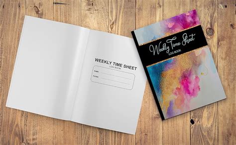 weekly time sheet log book time log book  employees  contractors