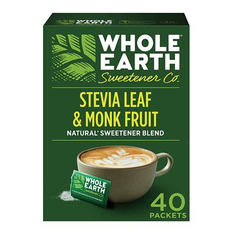 Buy Whole Earth Sweetener Co Stevia And Monk Fruit Sweetener Erythritol Sweetener Sweet Leaf