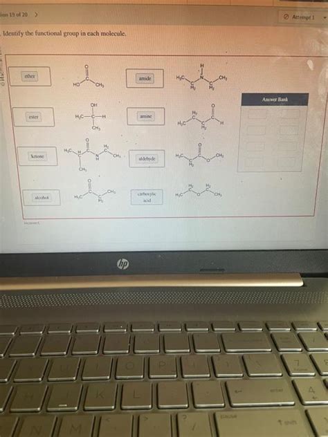 Solved Identify The Functional Group In Each Molecule Chegg