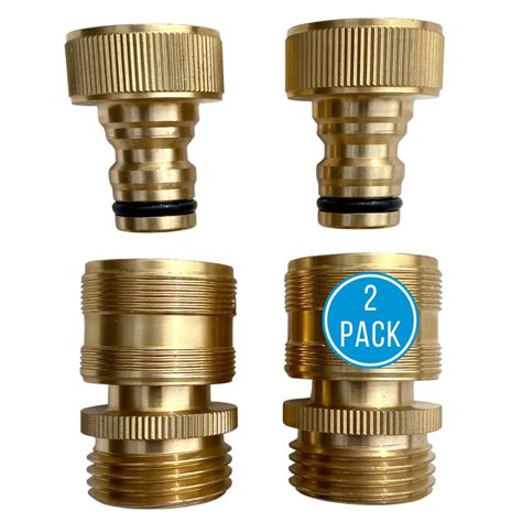 Quick Connector Garden Hose Ec Fittings Pack Leak Free