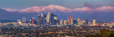 Los Angeles Skyline Panoramic Photograph by Kelley King - Pixels