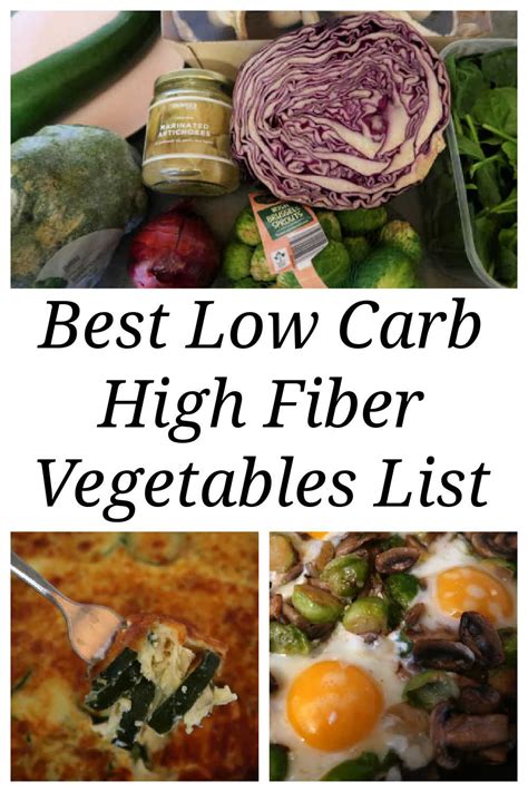 Low Carb High Fiber Vegetables List Best Keto Diet Friendly Foods