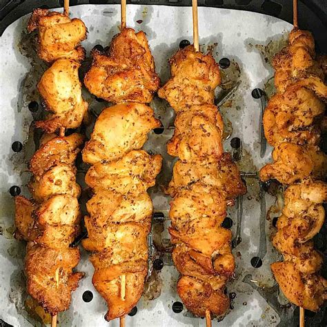 Air Fryer Greek Chicken Souvlaki Recipe Artofit