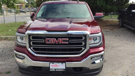 2017 Gmc Sierra 1500 Sle 4wd Double Cab Z71 Suspension Red Oshawa On Stock 170200 Youtube