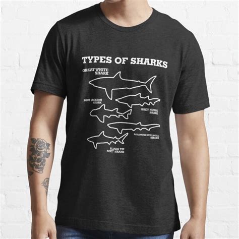 Types Of Sharks Shirt Shark Expert Shirt Sharks Shirt T Shirt For