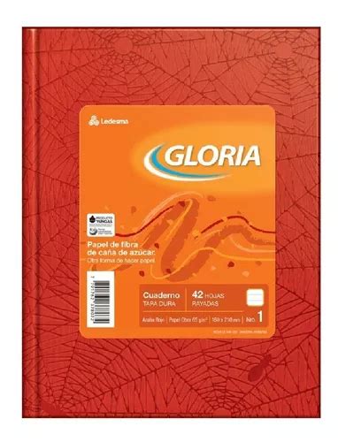 Cuaderno Ledesma Gloria Tapa Dura 42 Hojas Rayadas Rojo Azul MercadoLibre