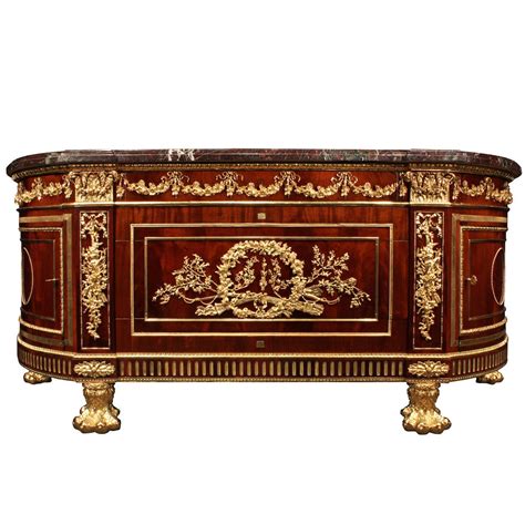 French Th Century Louis Xvi Style Mahogany And Ormolu Commode At Stdibs